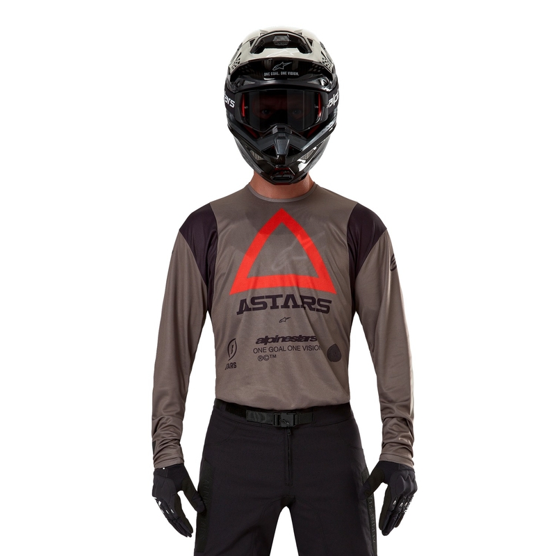 Alpinestars Techdura motokrossitrikoo pruun