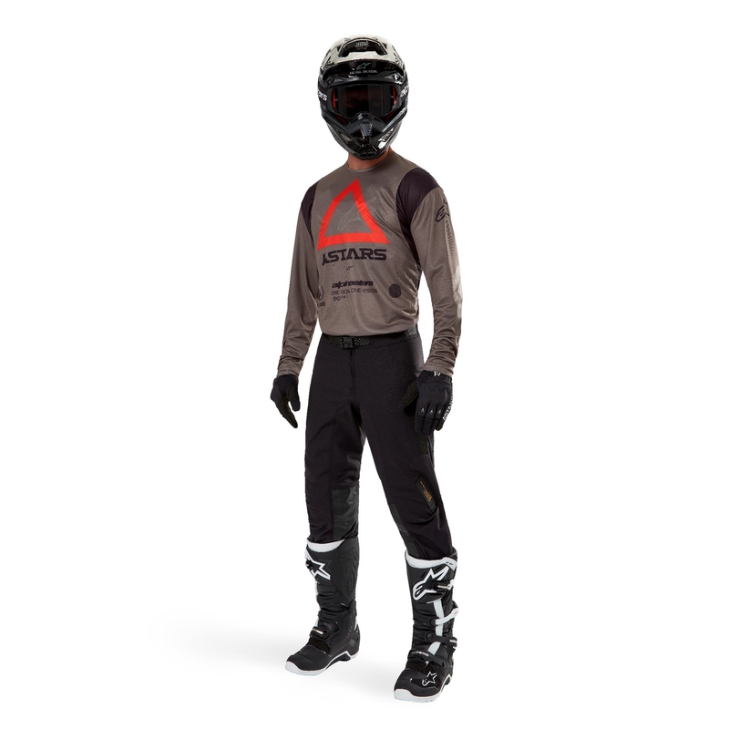 Alpinestars Techdura motokrossitrikoo pruun