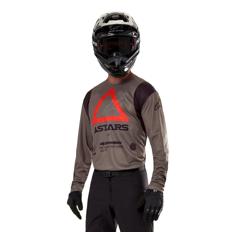 Alpinestars Techdura motokrossitrikoo pruun