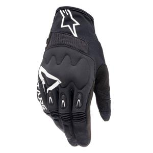 Alpinestars Techdura motokrossikindad must-valged