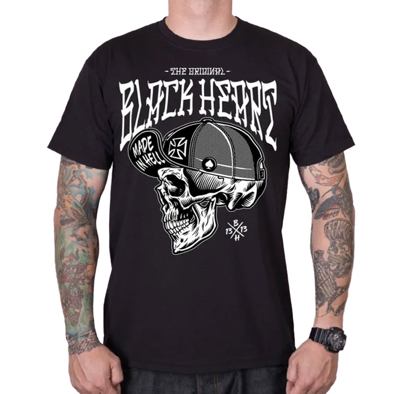 T-särk Black Heart Mad Mike must
