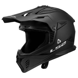 Motokross kiiver LS2 MX708 Fast II Solid Matte Black
