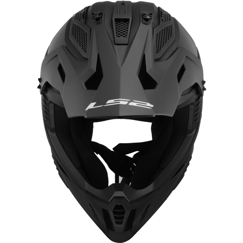 Motokross kiiver LS2 MX708 Fast II Solid Matte Black