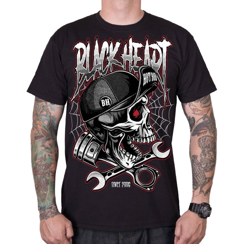 T-särk Black Heart Riot must