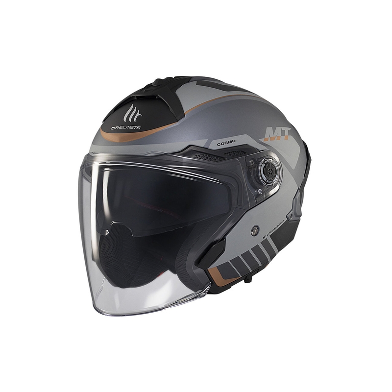 MT Cosmo SV Cruiser avatud kiiver matt hall-must