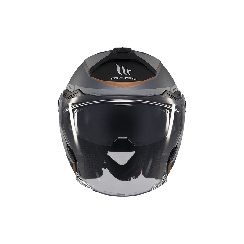 MT Cosmo SV Cruiser avatud kiiver matt hall-must