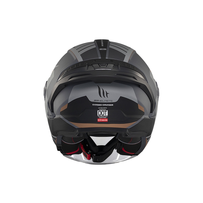 MT Cosmo SV Cruiser avatud kiiver matt hall-must