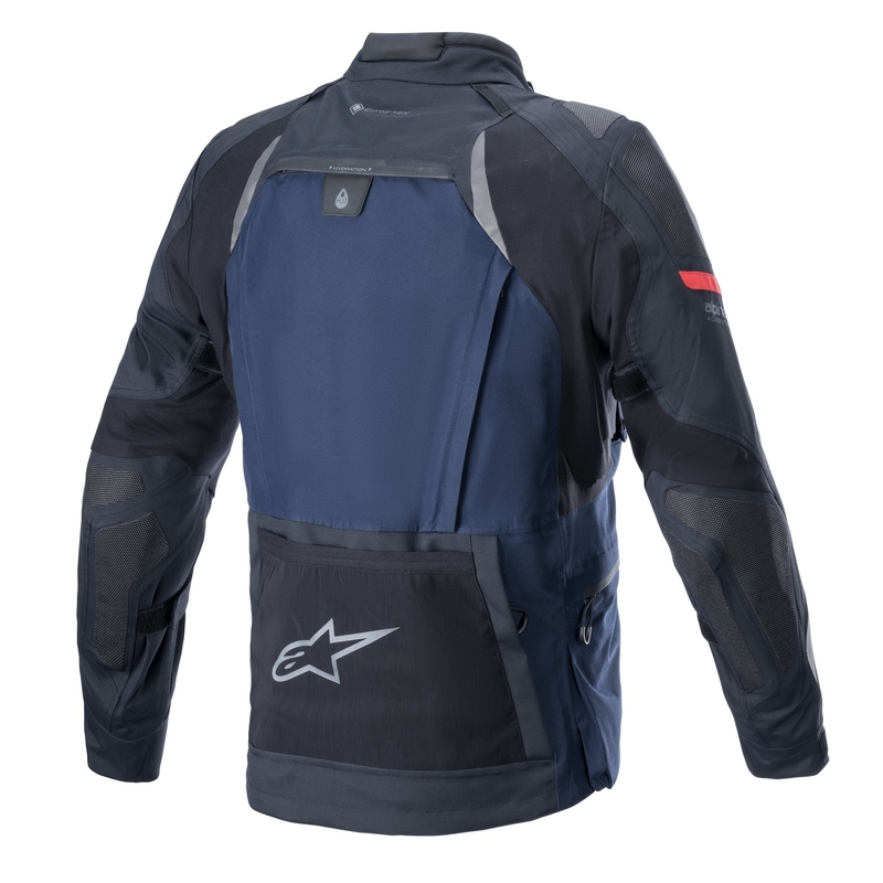 Alpinestars Boulder Gore-Tex tumesinine-must mootorratta jakk