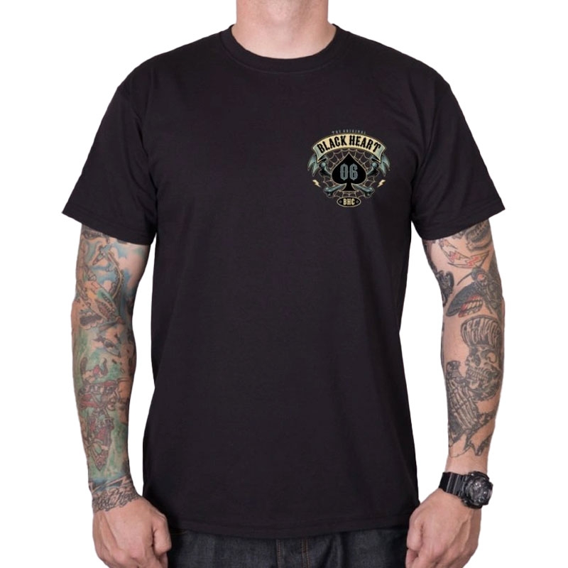 T-särk Black Heart Bandana Boy must