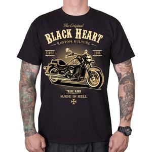Black Heart Harley must T-särk