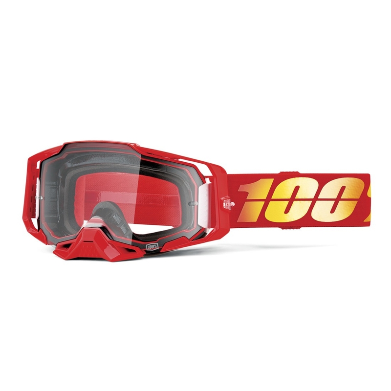 Motokrossiprillid 100% ARMEGA Nuketown läbipaistev plexi