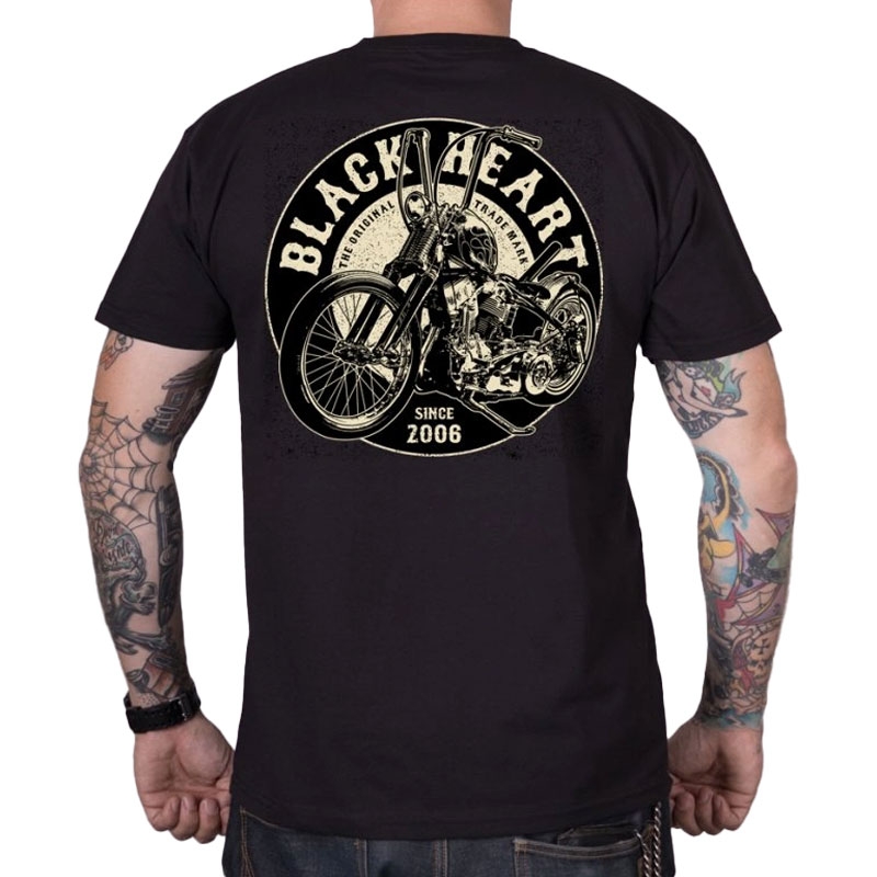 T-särk Black Heart Chopper King must