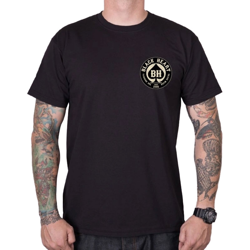 T-särk Black Heart Chopper King must