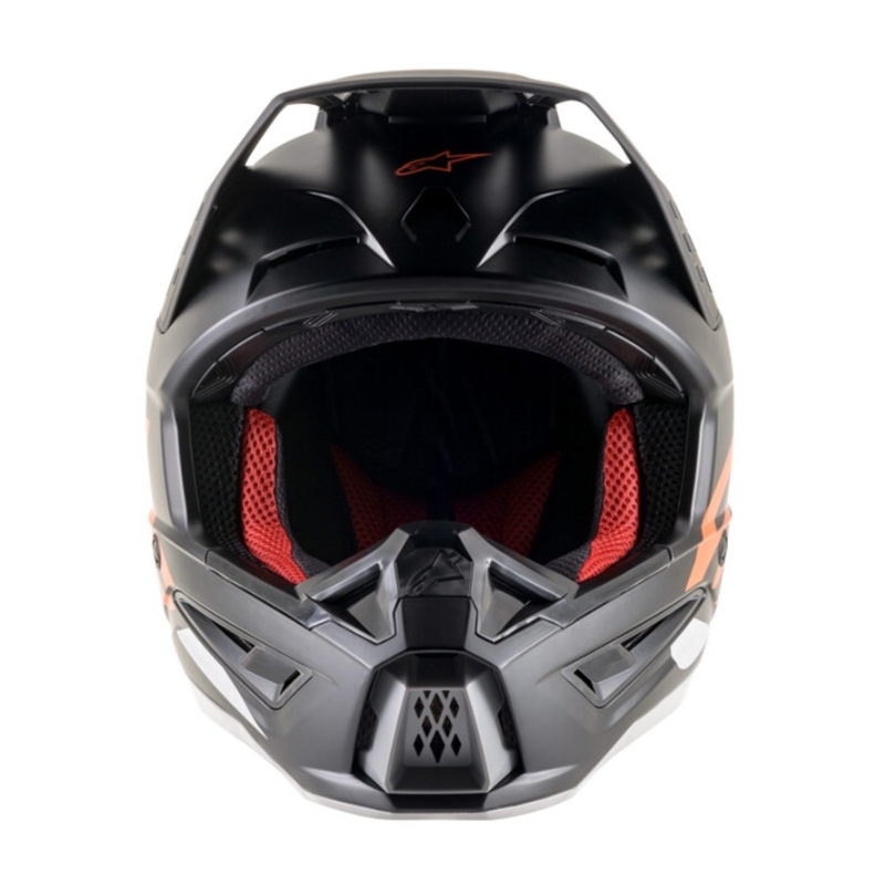 Motokrosová helma Alpinestars S-M5 Compass černo-fluo oranžová