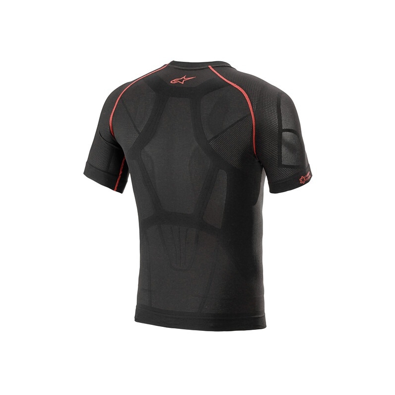Alpinestars Ride Tech Summer lühikeste varrukatega termosärk must ja punane