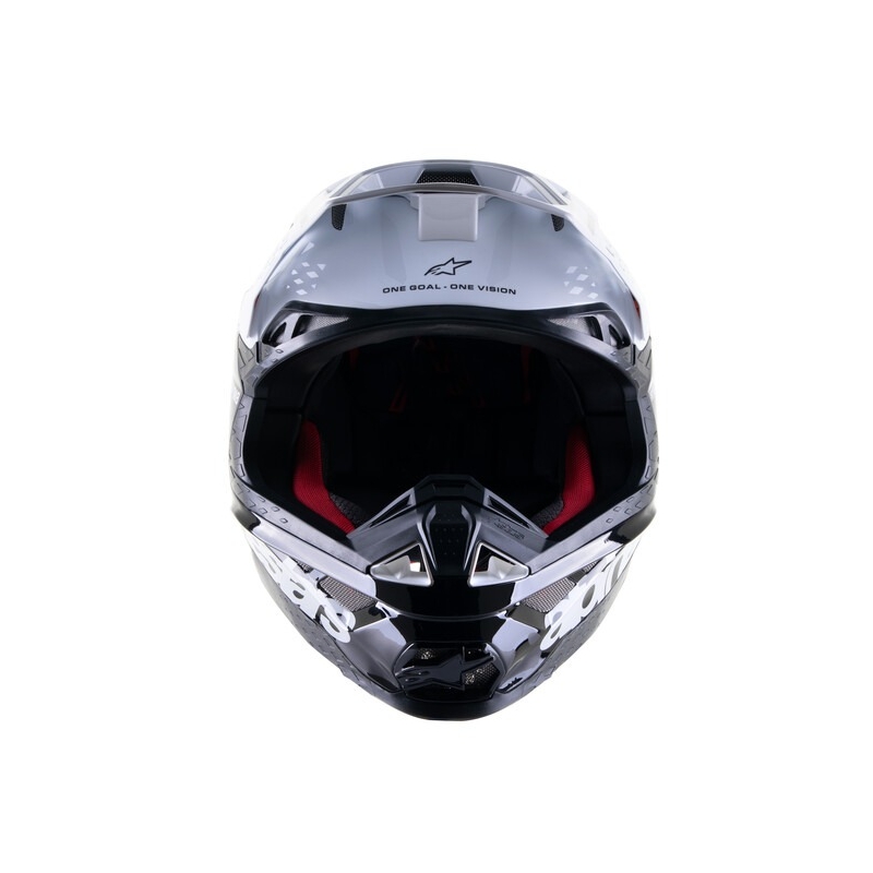 Alpinestars Supertech S-M8 Radium 2 motokrossikiiver must-valge