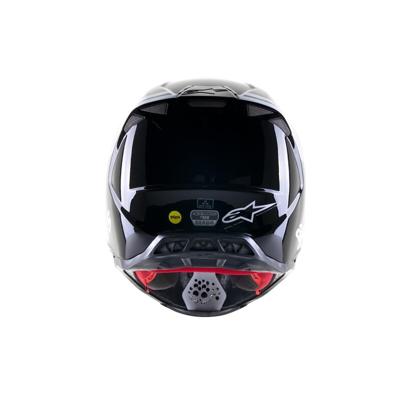 Alpinestars Supertech S-M8 Radium 2 motokrossikiiver must-valge