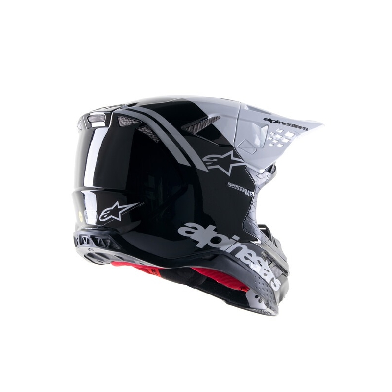 Alpinestars Supertech S-M8 Radium 2 motokrossikiiver must-valge