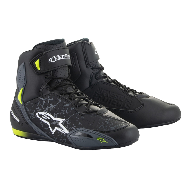 Boty na motorku Alpinestars Faster-3 černo-fluo žluté