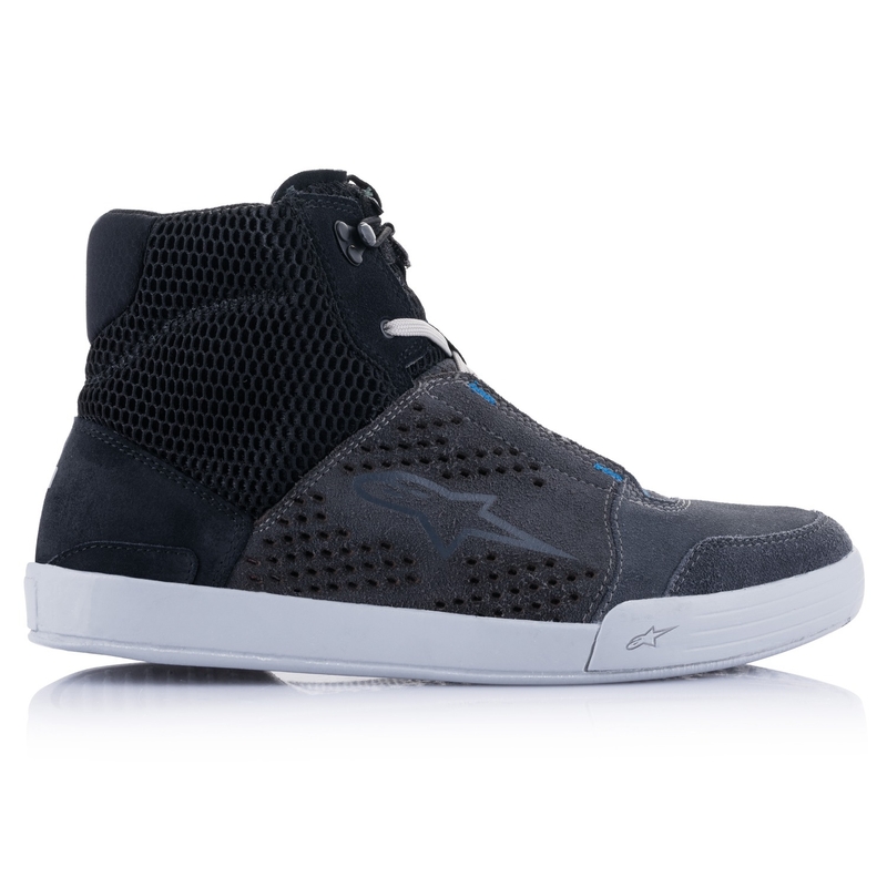 Alpinestars Chrome Air must-hall-sinine mootorratta saapad