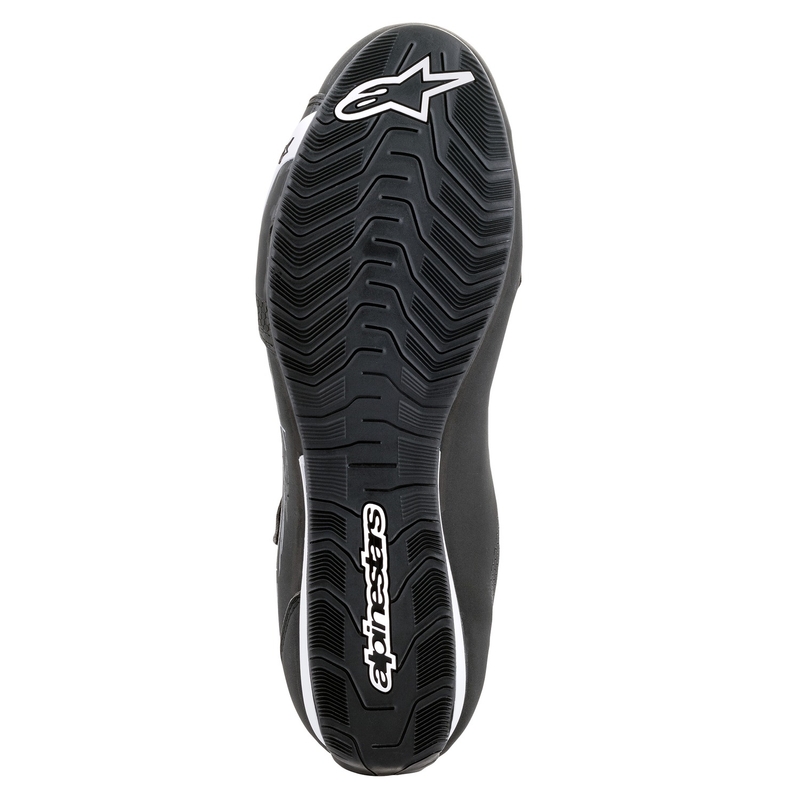 Alpinestars Sector Must-valge mootorratta saapad