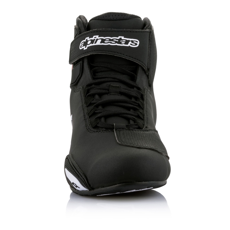 Alpinestars Sector Black-White-Fluo Red mootorratta saapad
