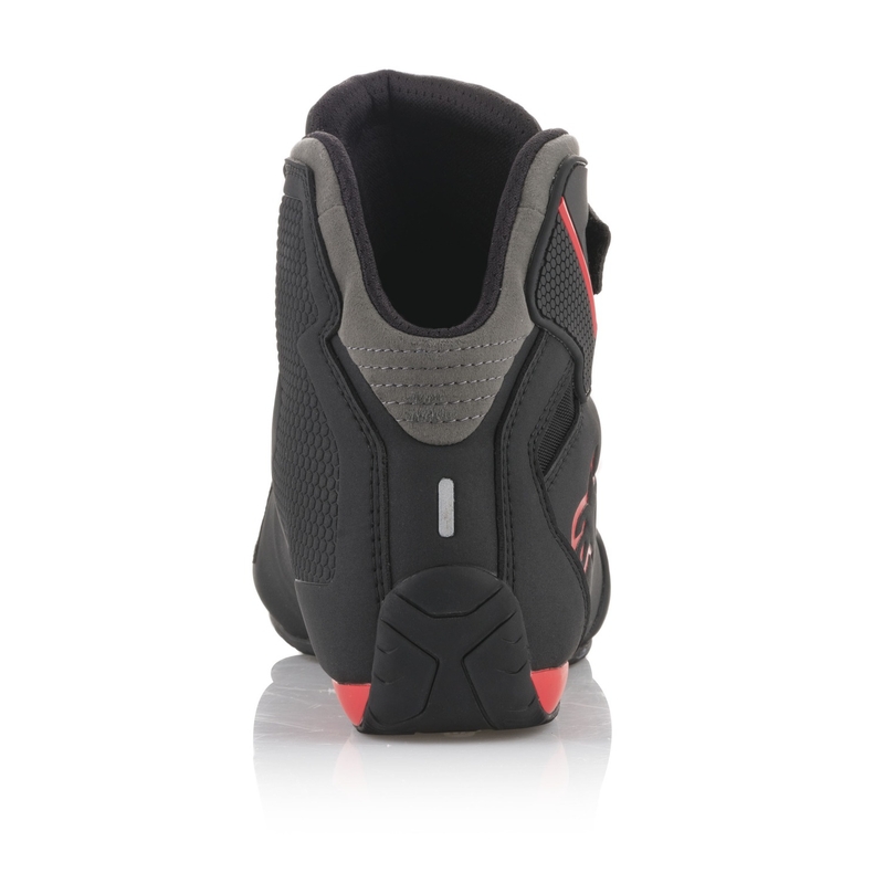 Alpinestars Sector Mustad ja punased mootorratta saapad
