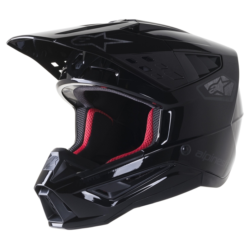Motokrosová helma Alpinestars S-M5 Scout černo-stříbrná