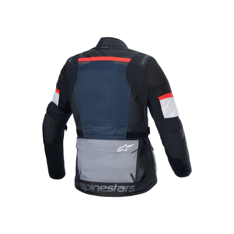 Alpinestars Andes Drystar mootorratta jope tumesinine-must-hele hall