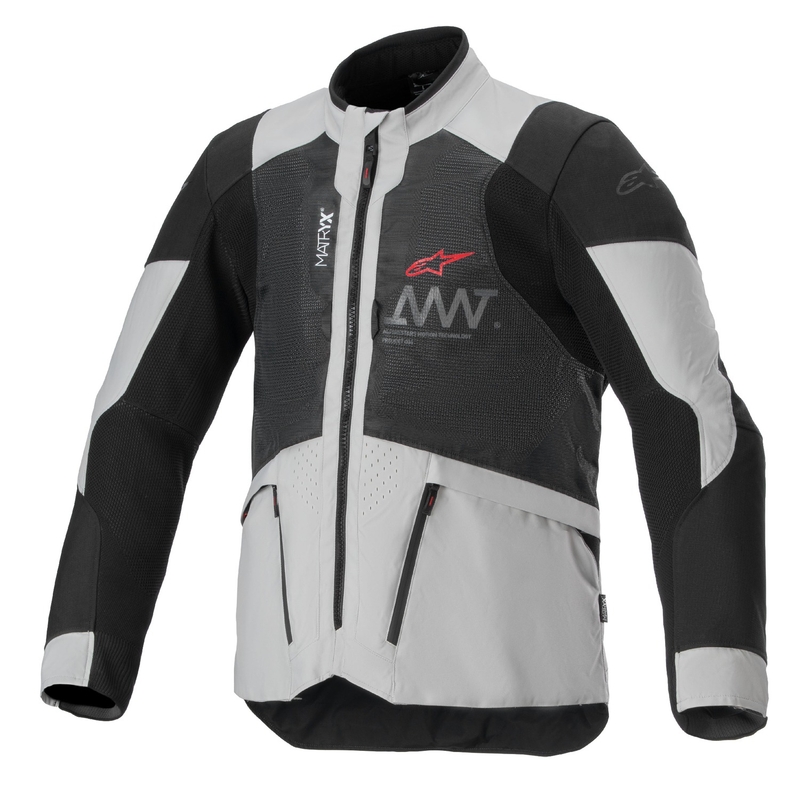Alpinestars Amt 7 Air helehall-must mootorratta jope