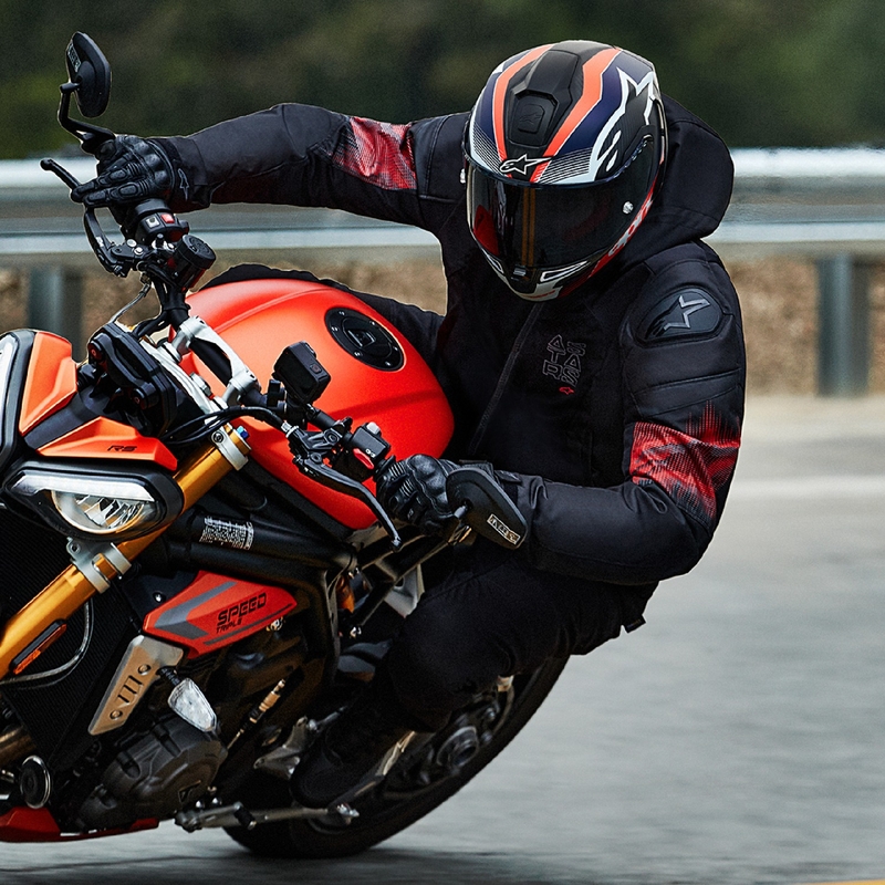 Alpinestars Zaca Air Venom veekindel must/fluoripunane mootorratta jope