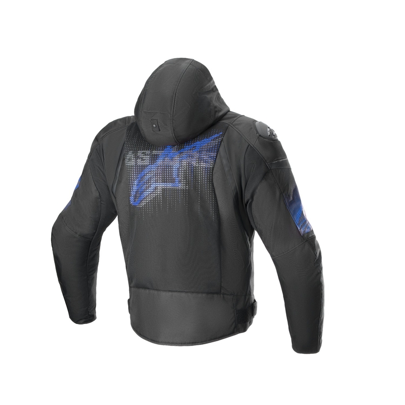 Alpinestars Zaca Air Venom veekindel must/fluorosinine mootorratta jope