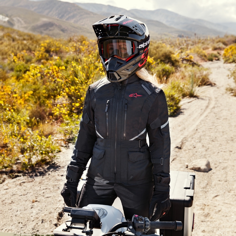 Alpinestars Stella Andes Air Drystar naiste mootorratta jope must