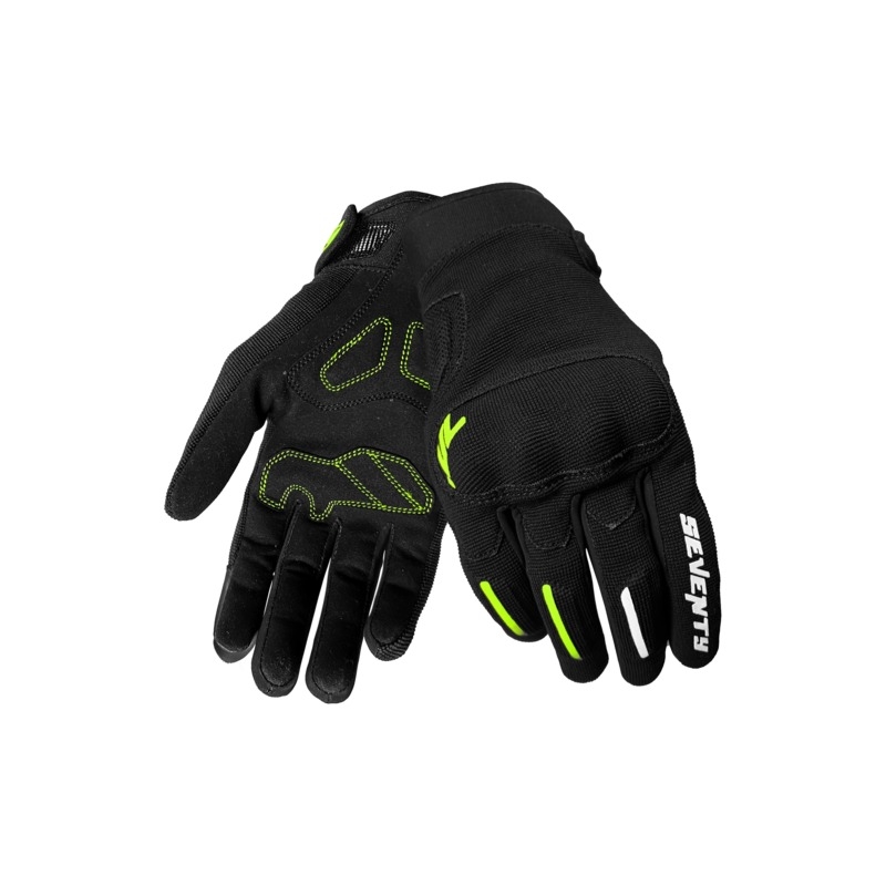 Mootorrattakindad Seventy Degrees SD-C40 Asphalt must-fluo kollane