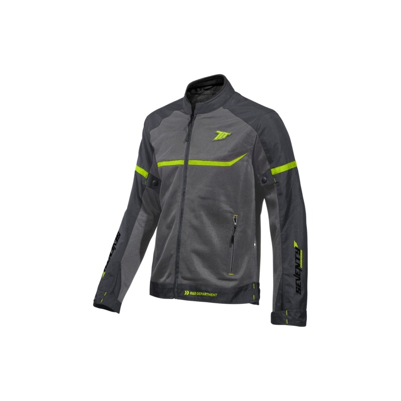 Mootorratta jope SEVENTY DEGREES SD-JR30.1 Mojave hall-fluo kollane