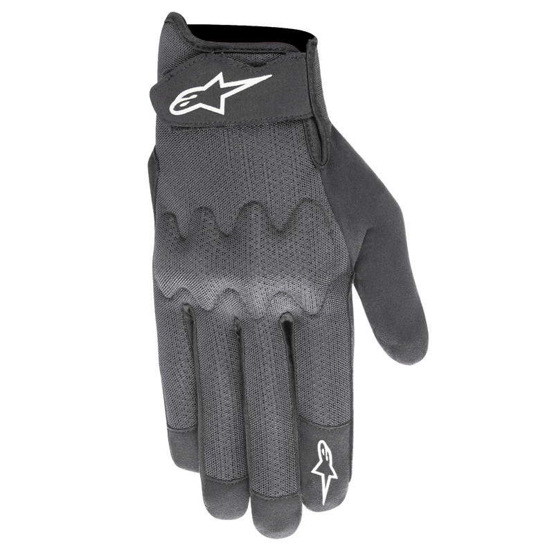 Alpinestars Stated Air mootorratta kindad mustad ja hõbedased