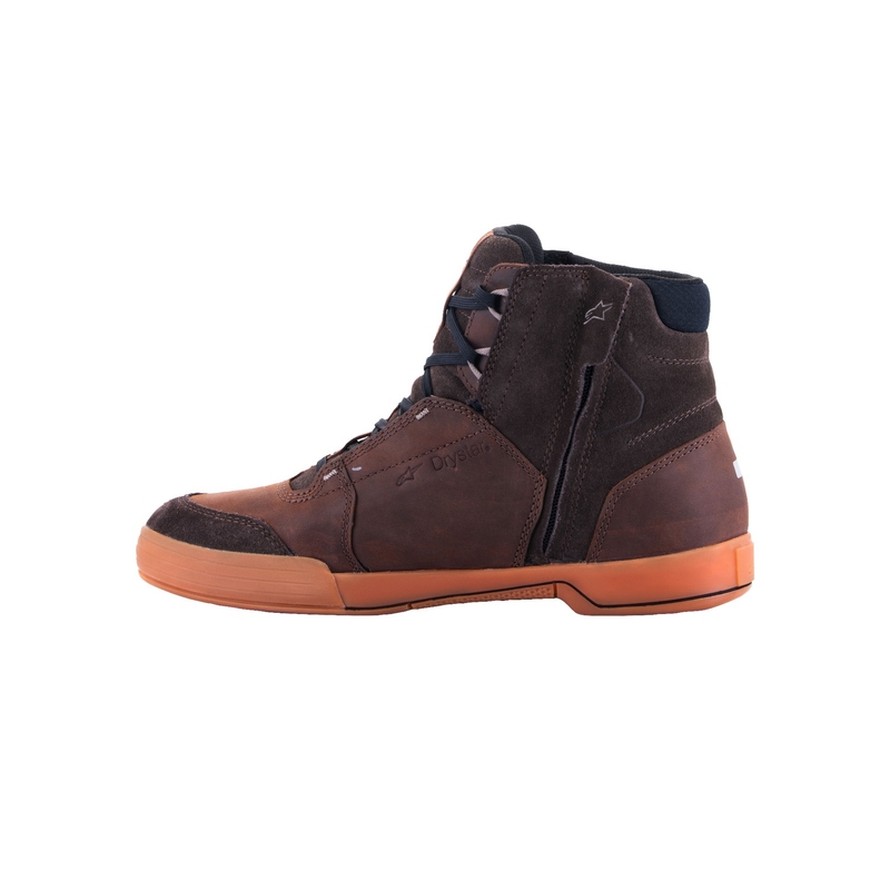 Alpinestars Chrome Crafted Drystar Brown kummist mootorratta saapad