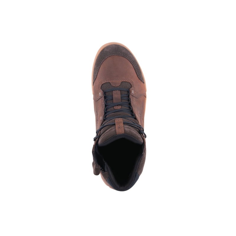 Alpinestars Chrome Crafted Drystar Brown kummist mootorratta saapad