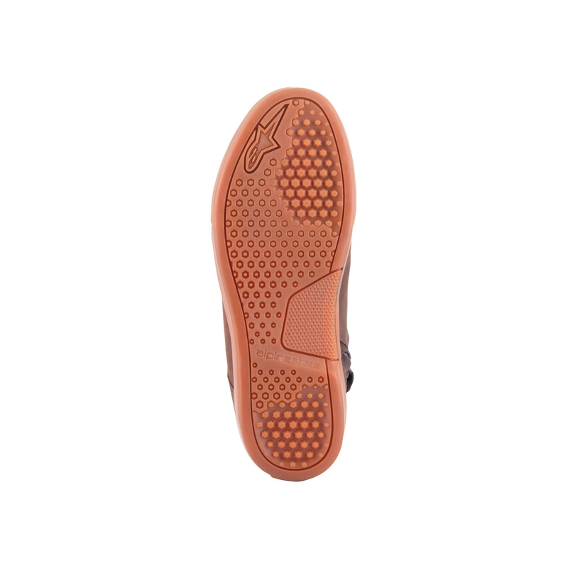Alpinestars Chrome Crafted Drystar Brown kummist mootorratta saapad