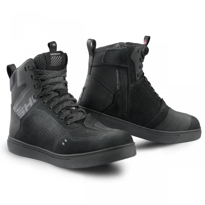 Naiste Shima Rebel 2.0 Vent Black mootorratta saapad