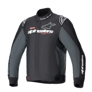 Alpinestars Monza Sport must-hall-punane-valge mootorratta jope