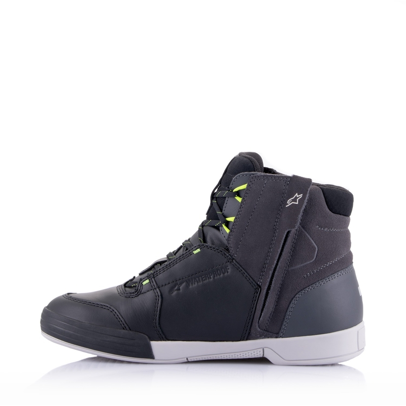 Alpinestars Chrome Drystar must-hall-fluorokollane mootorratta saapad