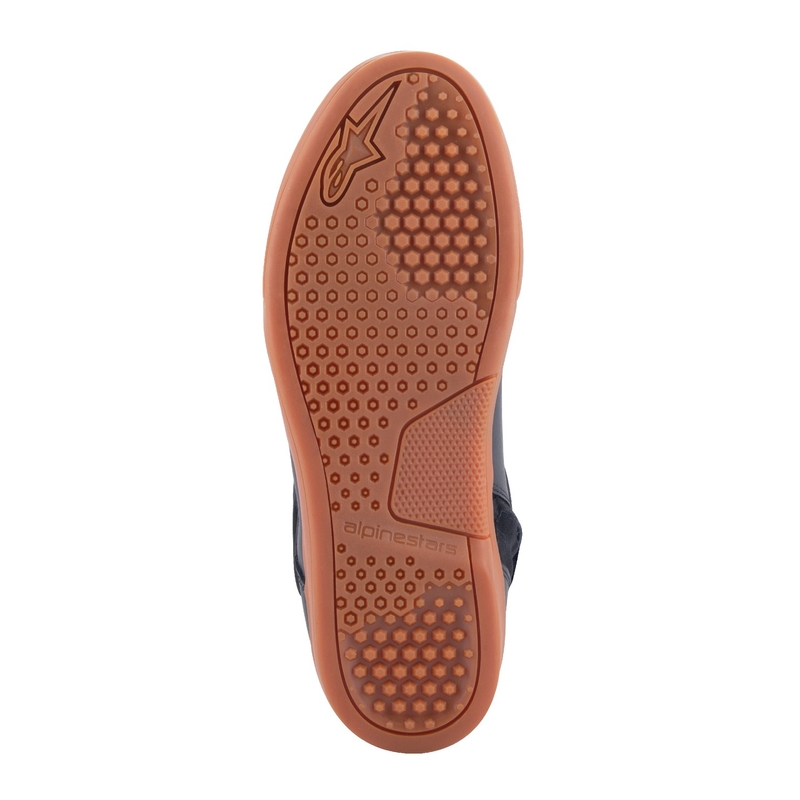 Alpinestars Chrome Drystar mustad ja pruunid mootorratta saapad