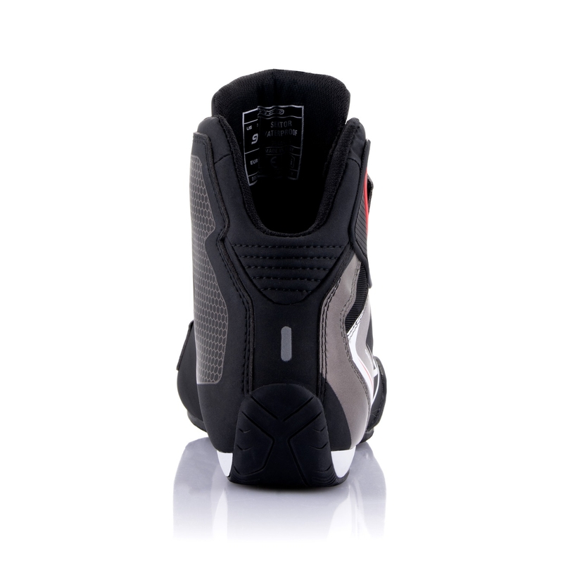 Alpinestars Sektor veekindlad mustad, valged ja hallid mootorratta saapad