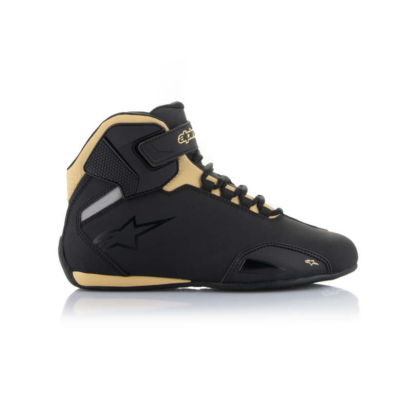 Alpinestars Stella Sector Black-Champagne naiste mootorratta saapad