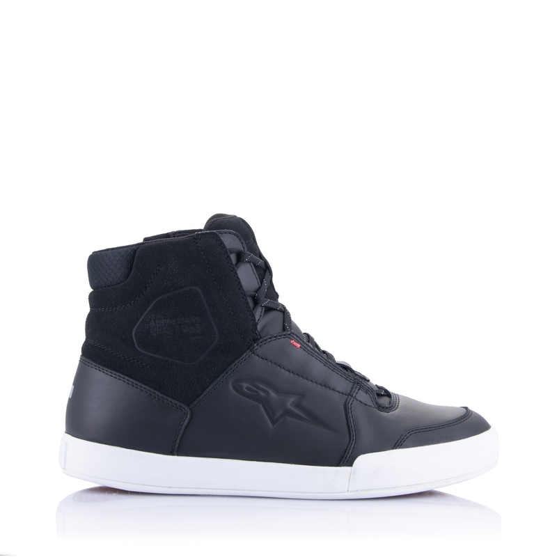 Alpinestars naiste Stella Chrome Drystar mustad, valged ja roosad mootorratta saapad