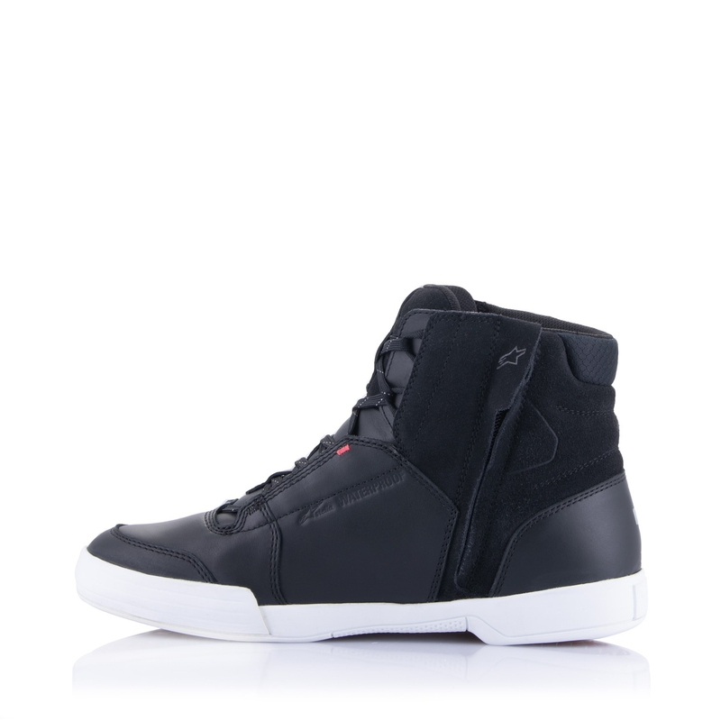 Alpinestars naiste Stella Chrome Drystar mustad, valged ja roosad mootorratta saapad