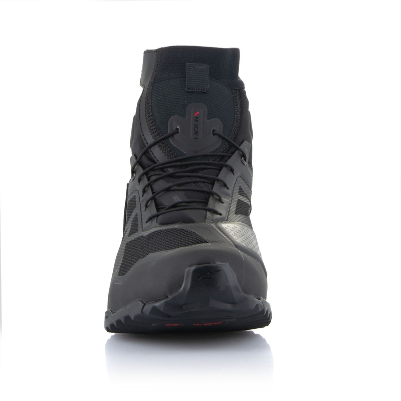 Alpinestars CR-1 mustad ja tumehallid mootorrattasaapad