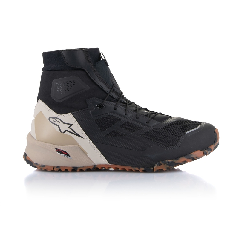 Alpinestars CR-1 mustad ja helepruunid mootorrattasaapad