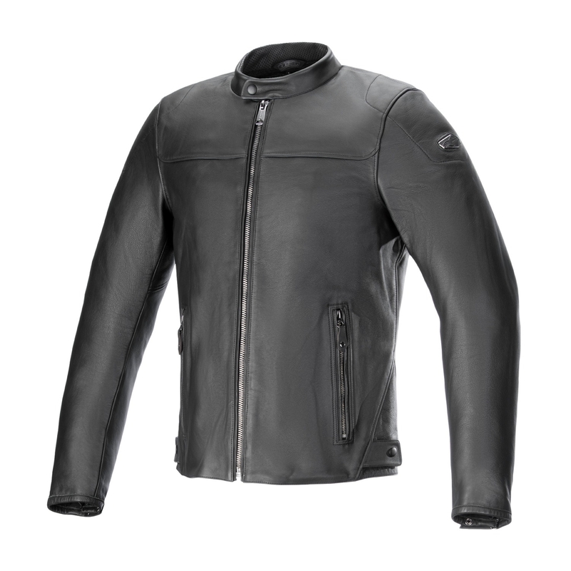 Alpinestars Blacktrack must nahast mootorratta jope